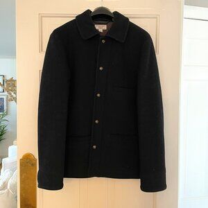 J.Crew Wallace & Barnes Wool Jacket Size S Black